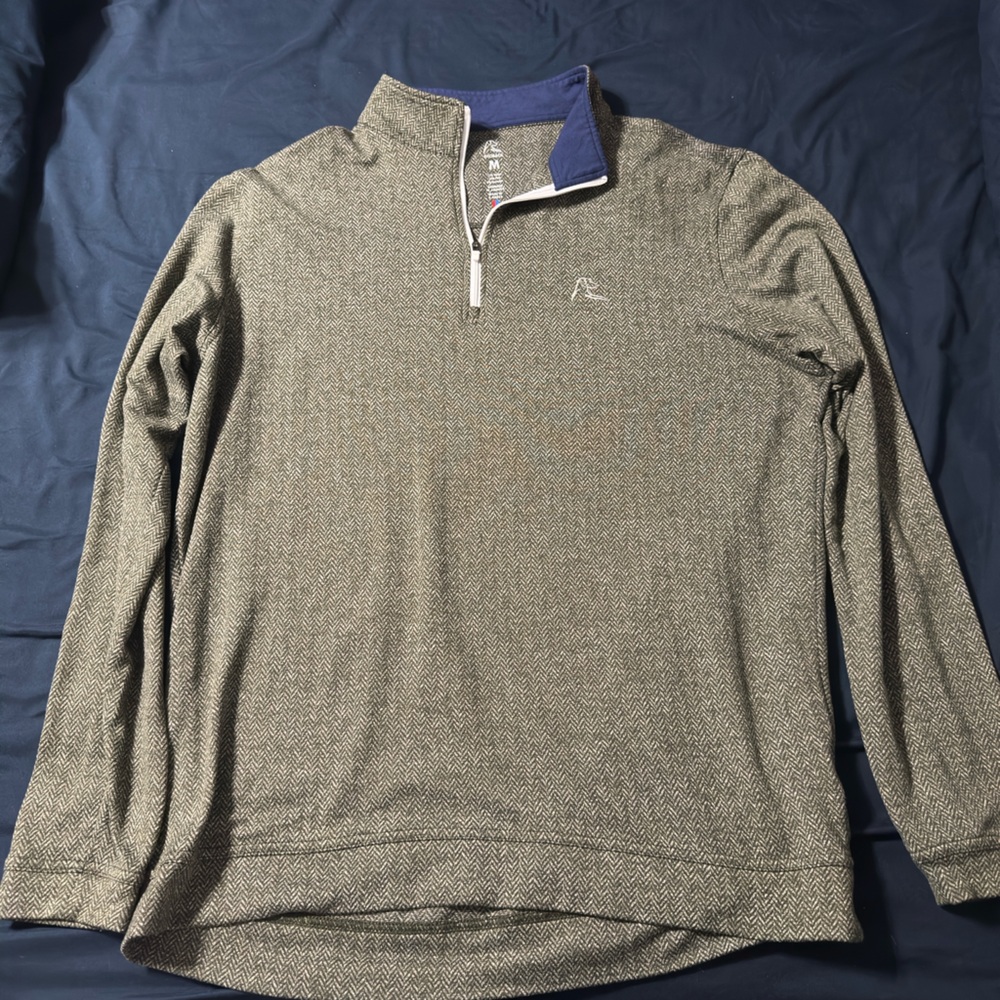 Rhoback Green Hereingbone Q Zip